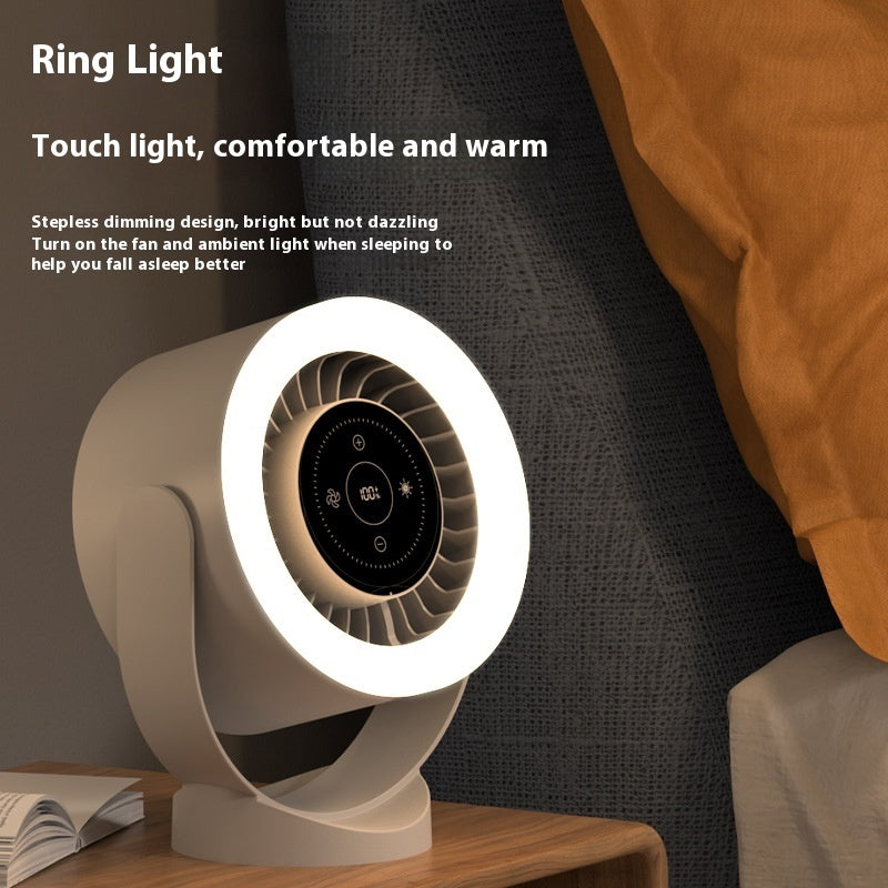 Ventilador LED Recargable 3en1 - Escritorio/Pared/USB