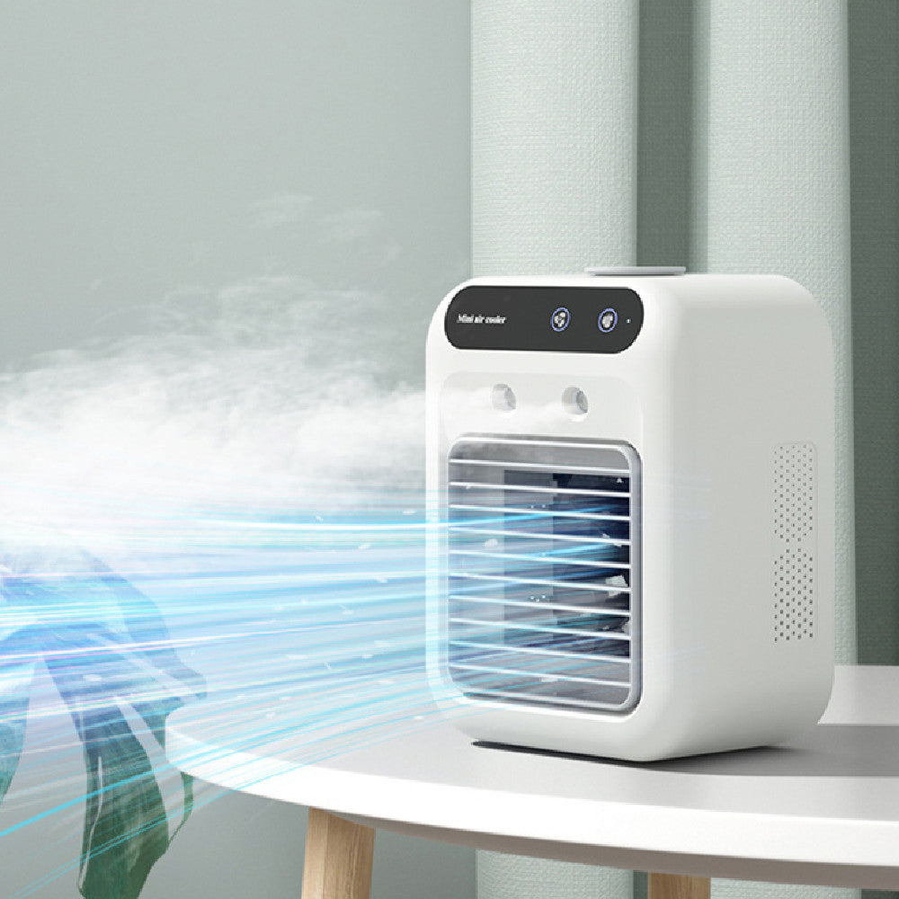 Aire Acondicionado Portátil + Ventilador con Enfriamiento por Agua