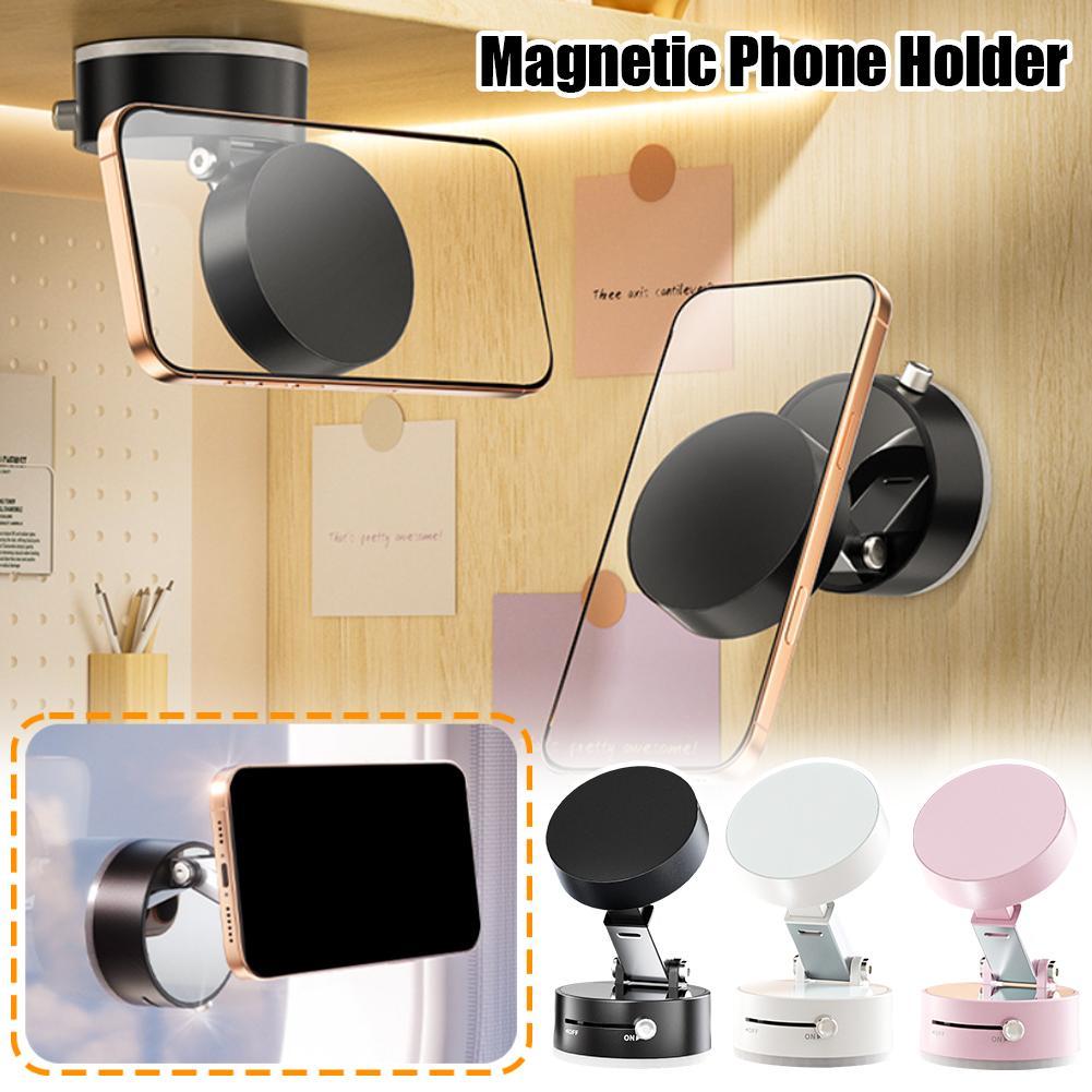 Soporte Magnético Plegable para Auto - Ventosa Fuerte