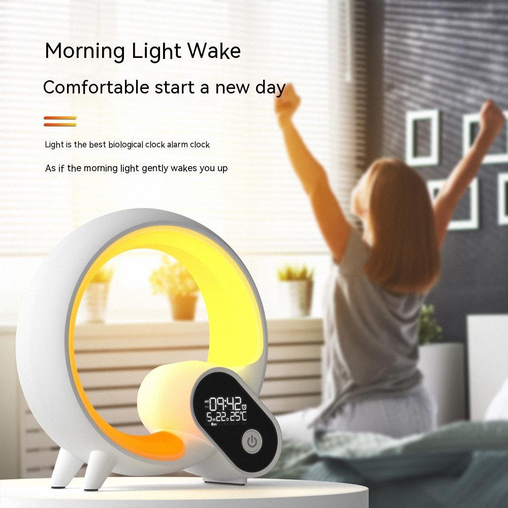 Reloj Despertador Inteligente con Luz Ambiental