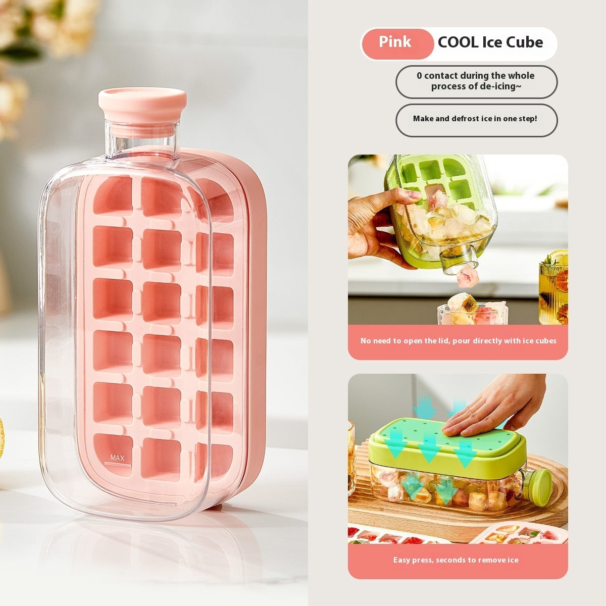 Vaso Enfriador Instantáneo - Diseño Sin Contacto