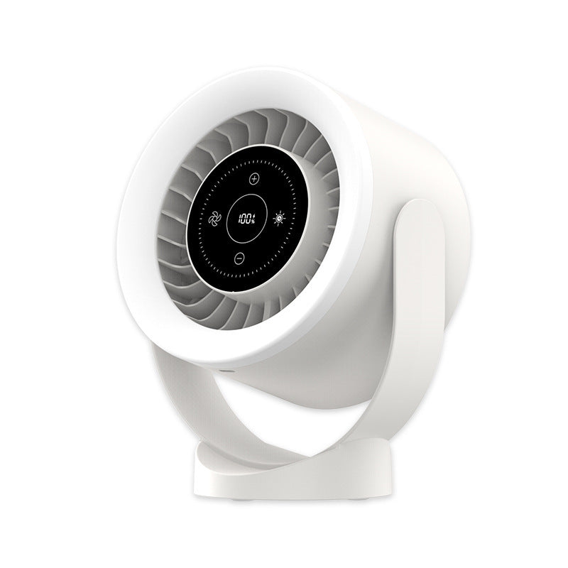 Ventilador LED Recargable 3en1 - Escritorio/Pared/USB