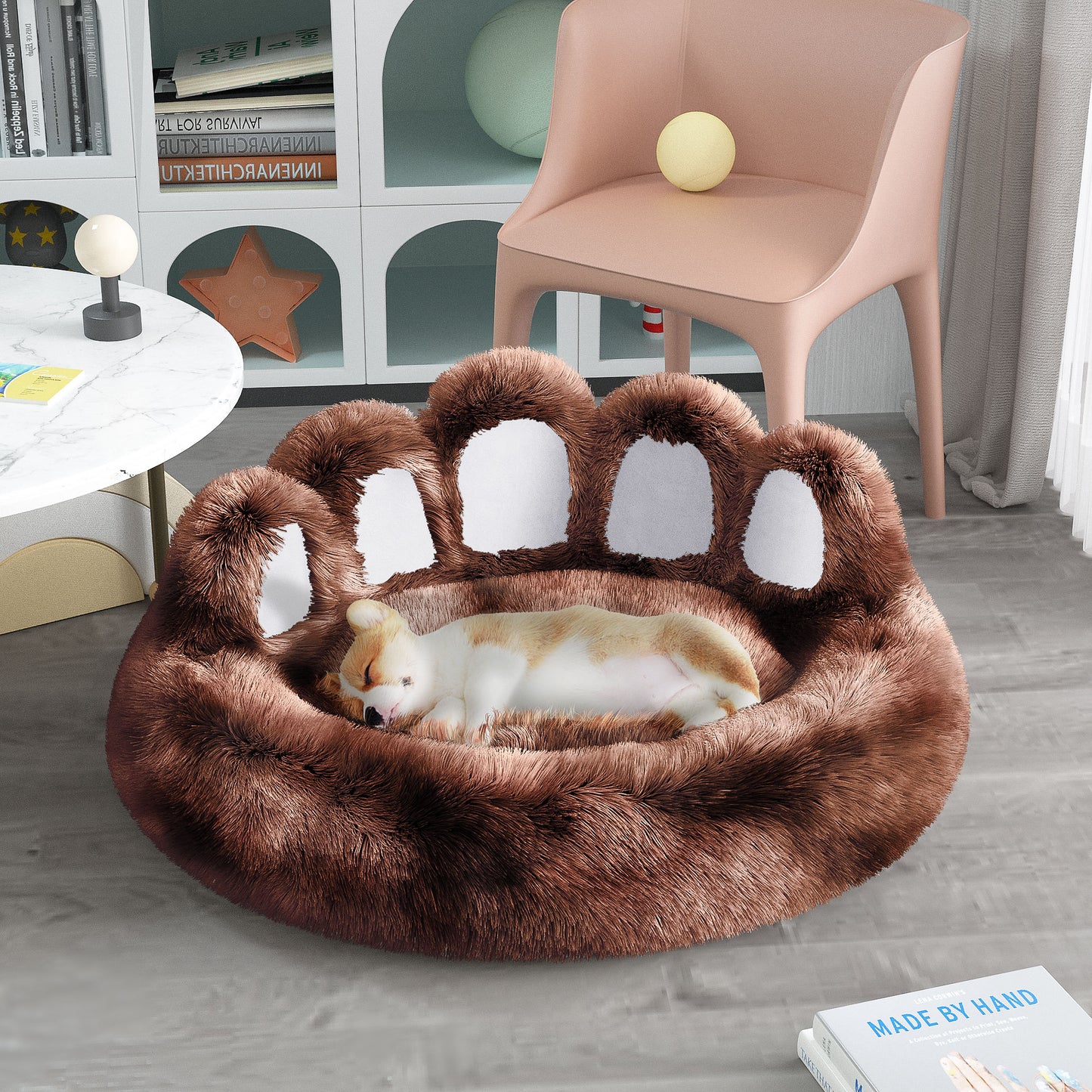 Cama Afelpada para Mascotas Pequeñas
