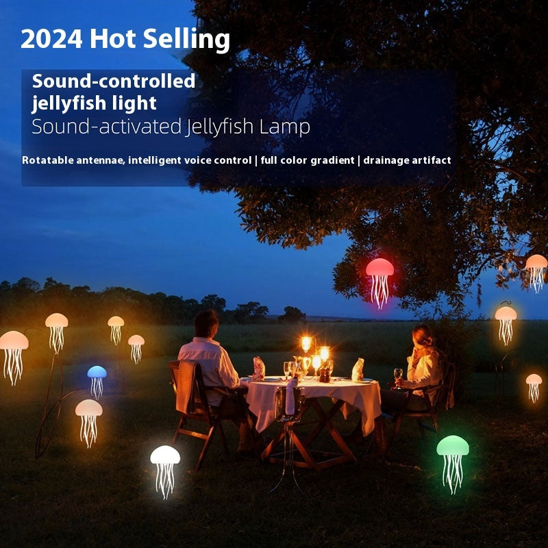 Lámpara de Medusas LED - Ambiente Nocturno