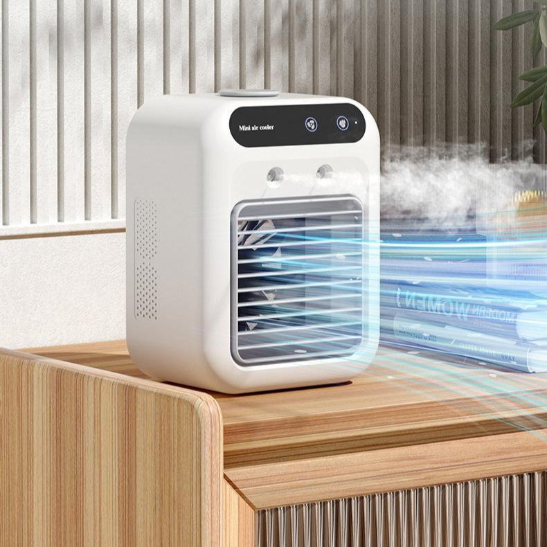 Aire Acondicionado Portátil + Ventilador con Enfriamiento por Agua