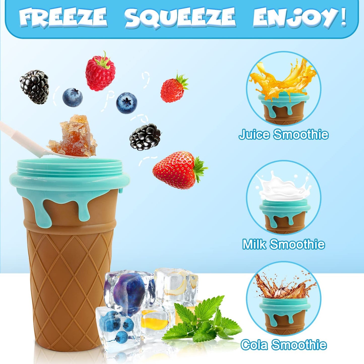 Vaso Mágico para Granizados - 500ml (Congelación Rápida)