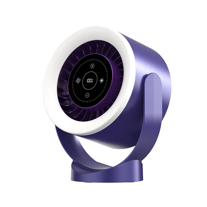 Ventilador LED Recargable 3en1 - Escritorio/Pared/USB