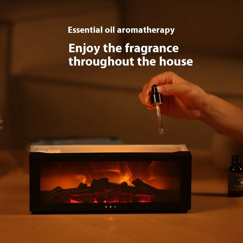 Difusor de Aromas con Llama 3D - Gran Niebla + Luz
