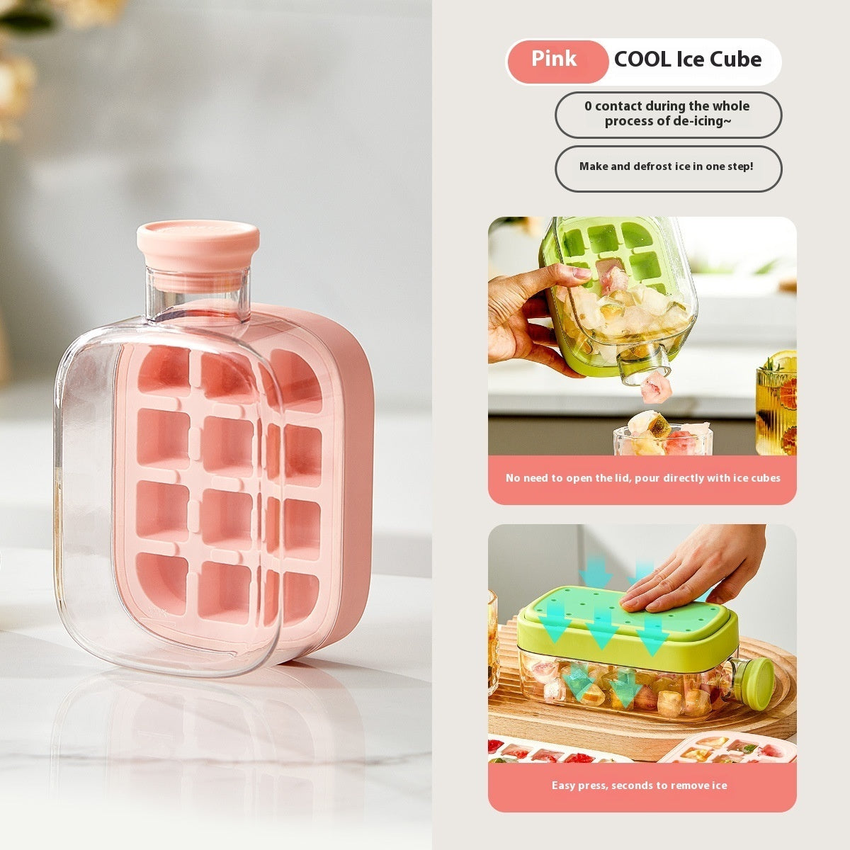 Vaso Enfriador Instantáneo - Diseño Sin Contacto