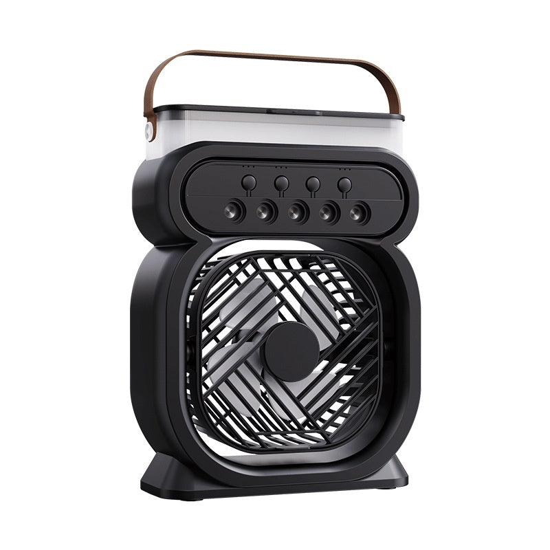 Climatizador Portátil 3en1 - Aire Frío + Humidificador + Luz LED