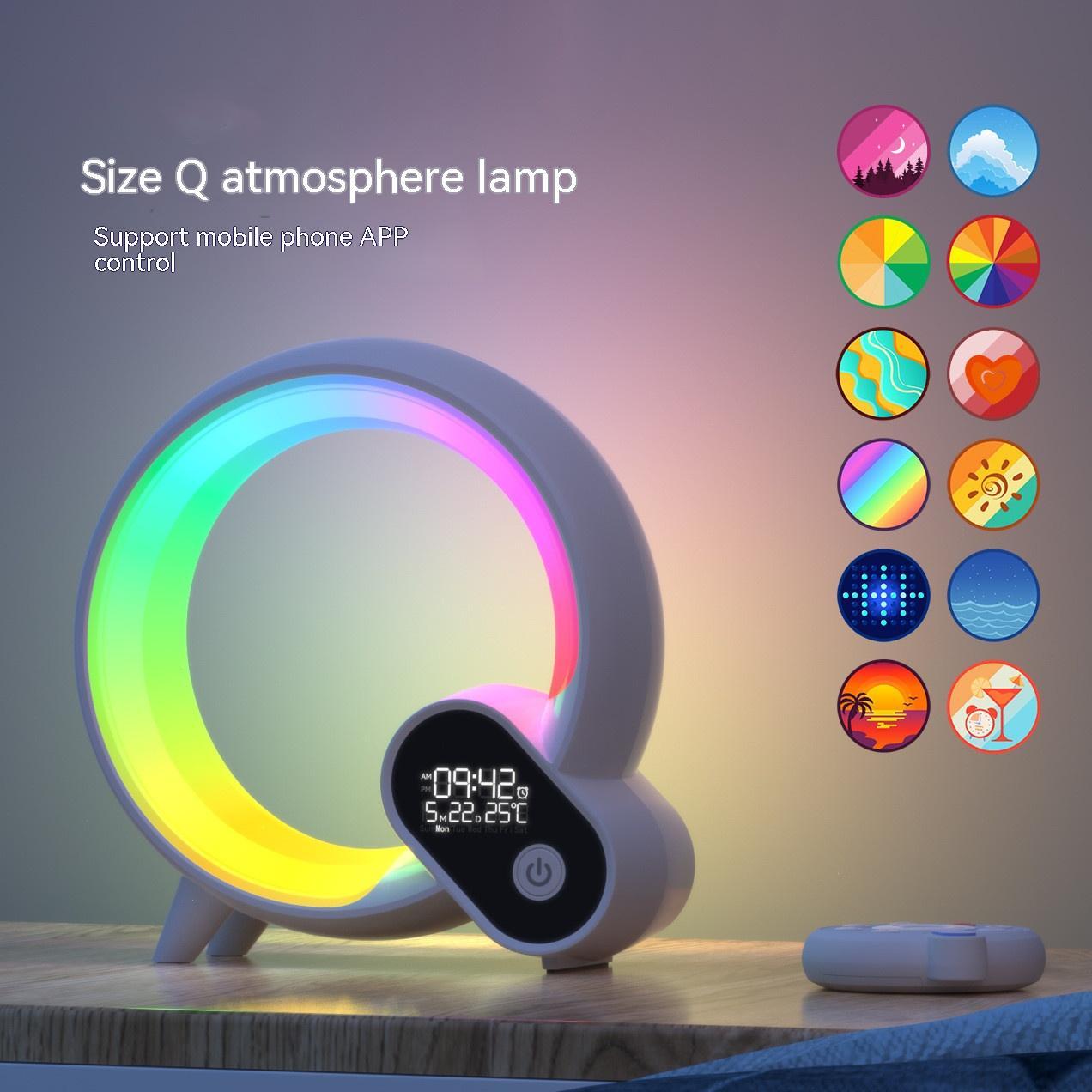 Reloj Despertador Inteligente con Luz Ambiental