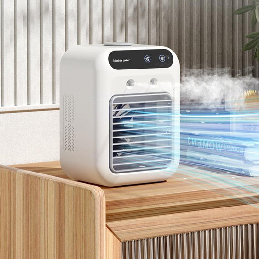 Aire Acondicionado Portátil + Ventilador con Enfriamiento por Agua